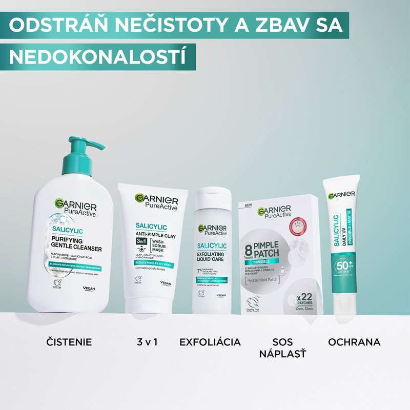 Pure Active BHA + Niacínamid UV fluid proti nedokonalostiam SPF 50+ - 10